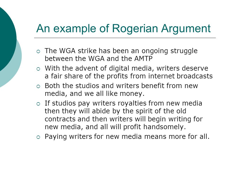 Creating a Rogerian Argument Essay Structure